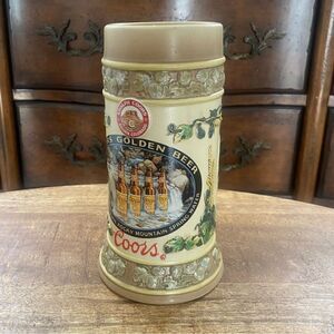 Vintage Coors beer stein Golden Beer